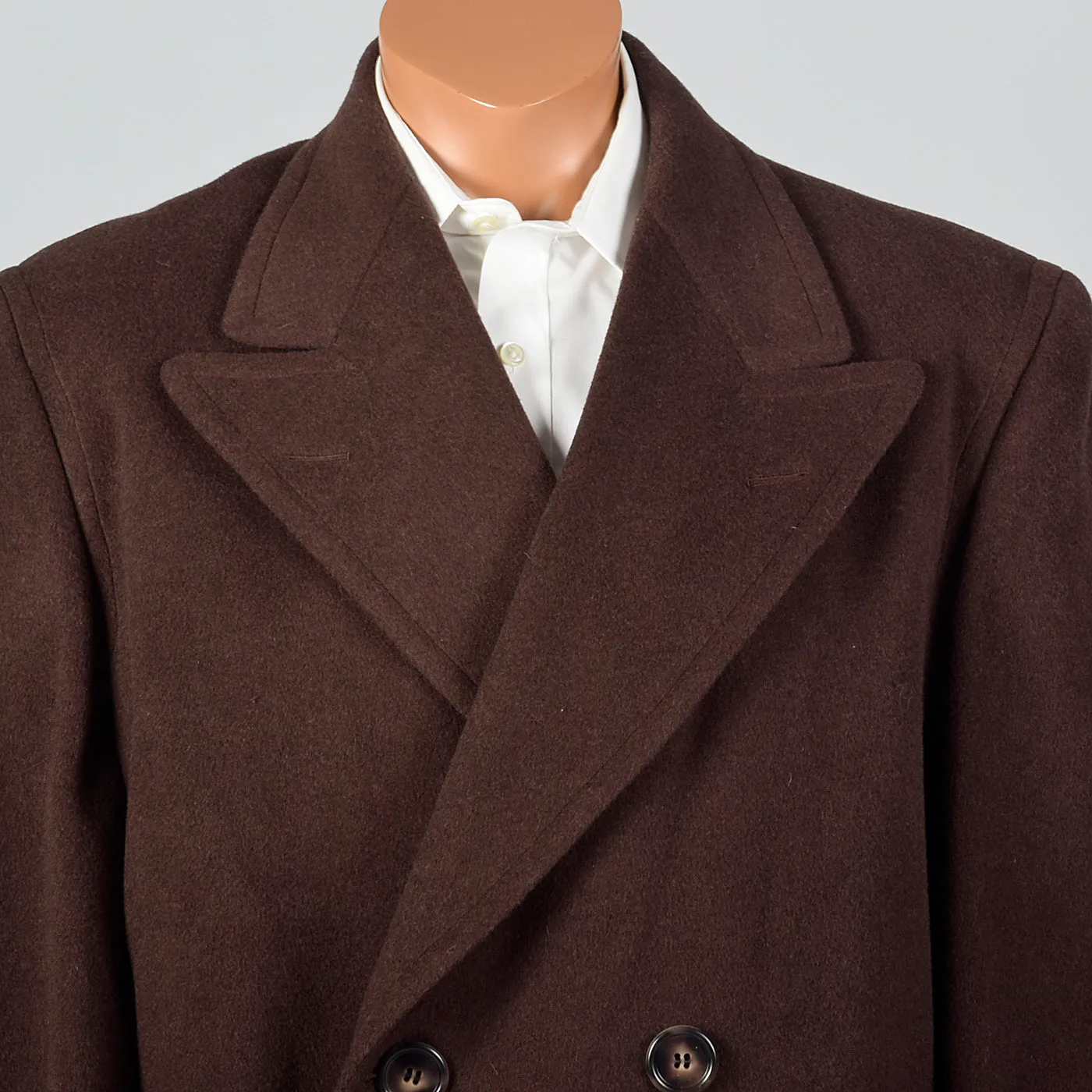 1950s Mens Brown Overcoat by Richman Brothers