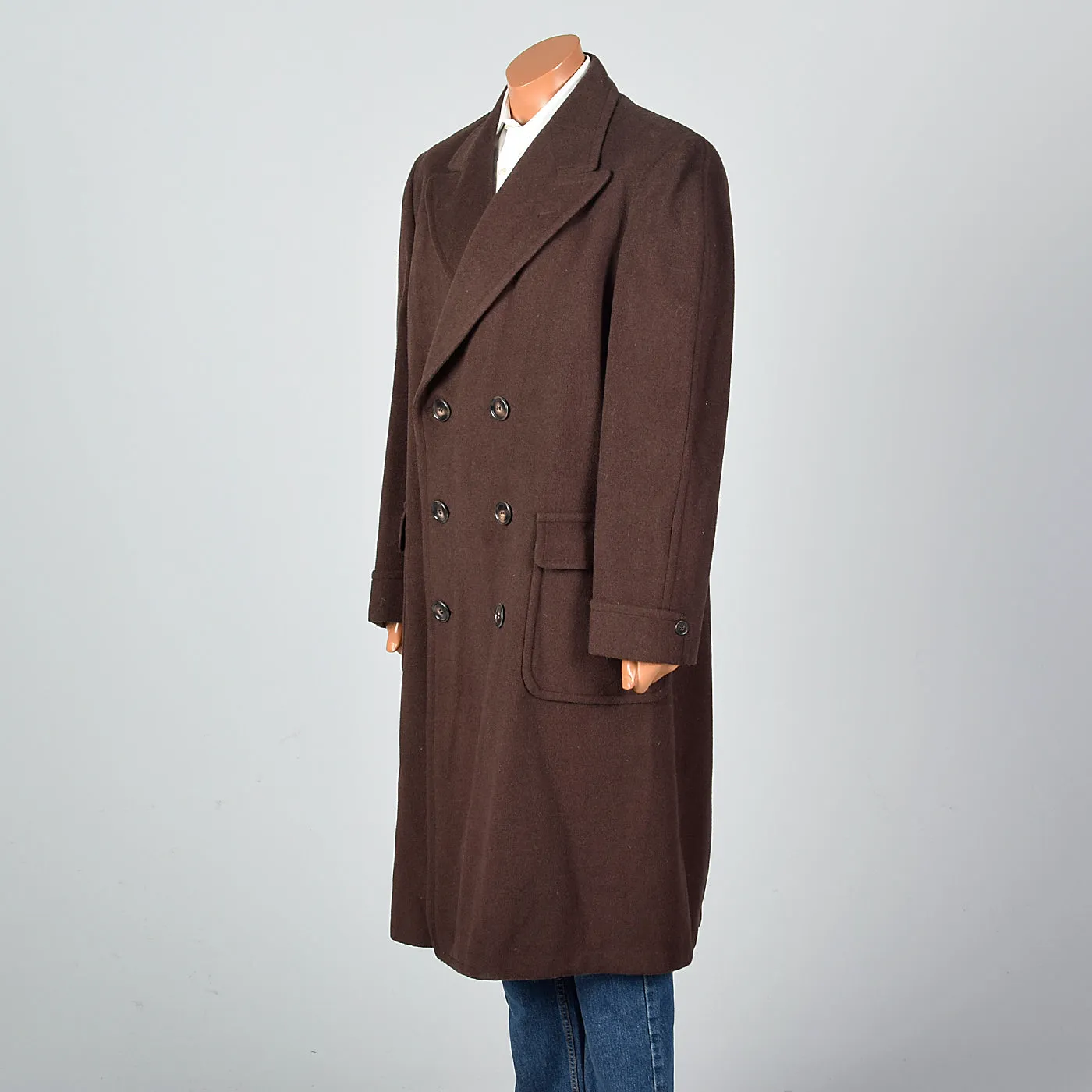 1950s Mens Brown Overcoat by Richman Brothers