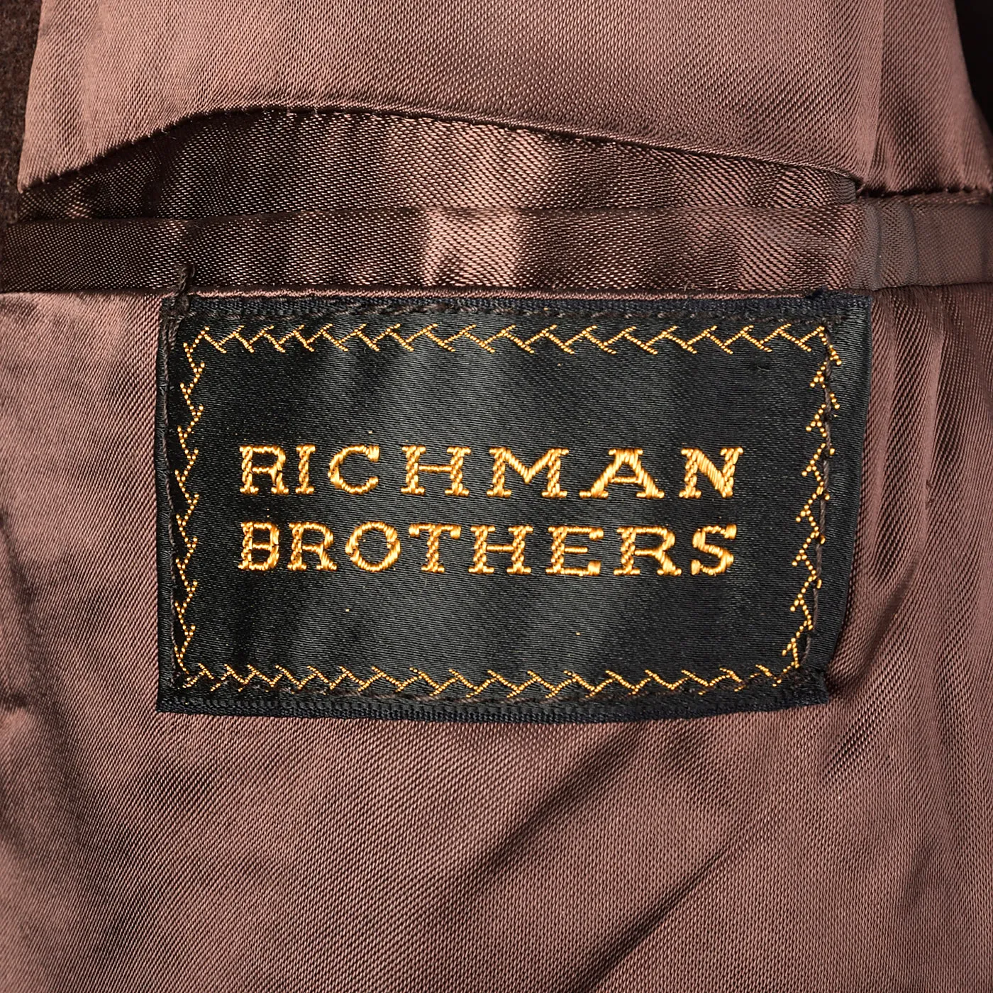 1950s Mens Brown Overcoat by Richman Brothers