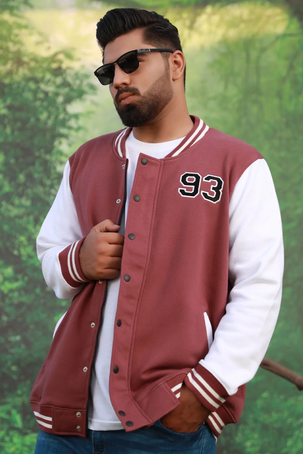 93 Varsity Zipper Jacket (Plus Size) - W22 - MJ0005P