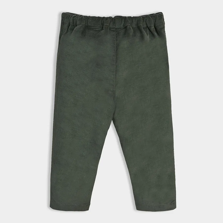 Adventure Corduroy Grass Trouser Green