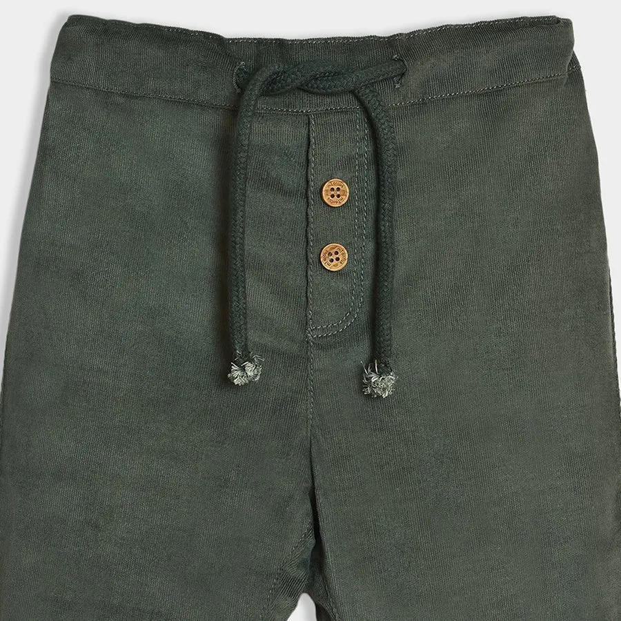 Adventure Corduroy Grass Trouser Green