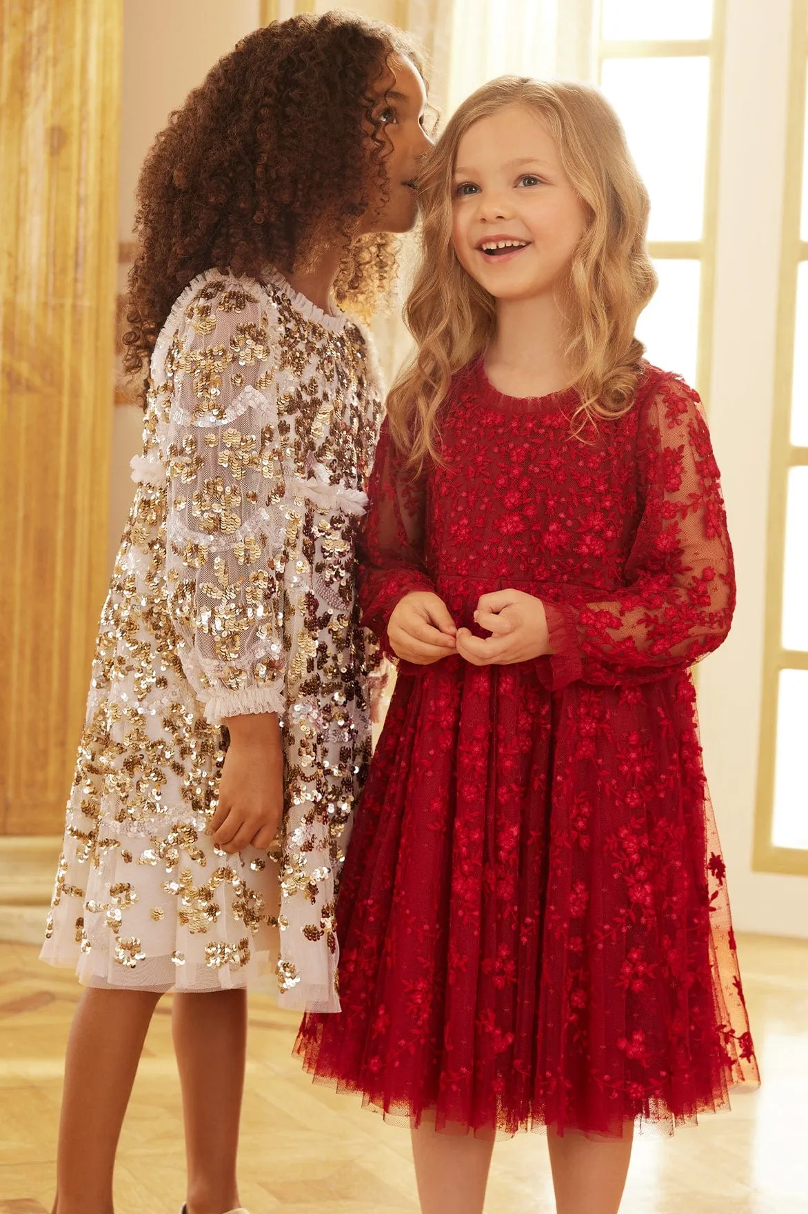 Alicia Sequin Kids Dress