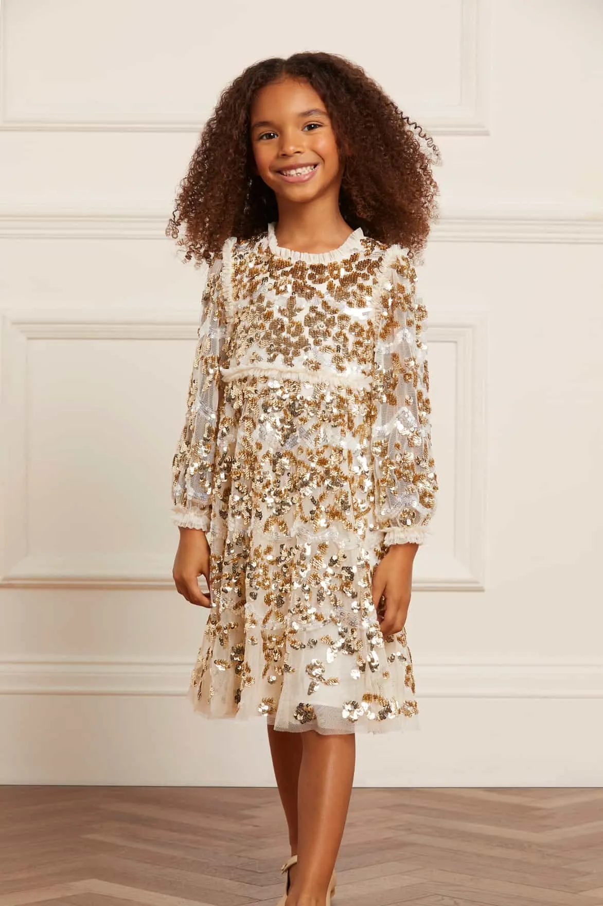 Alicia Sequin Kids Dress