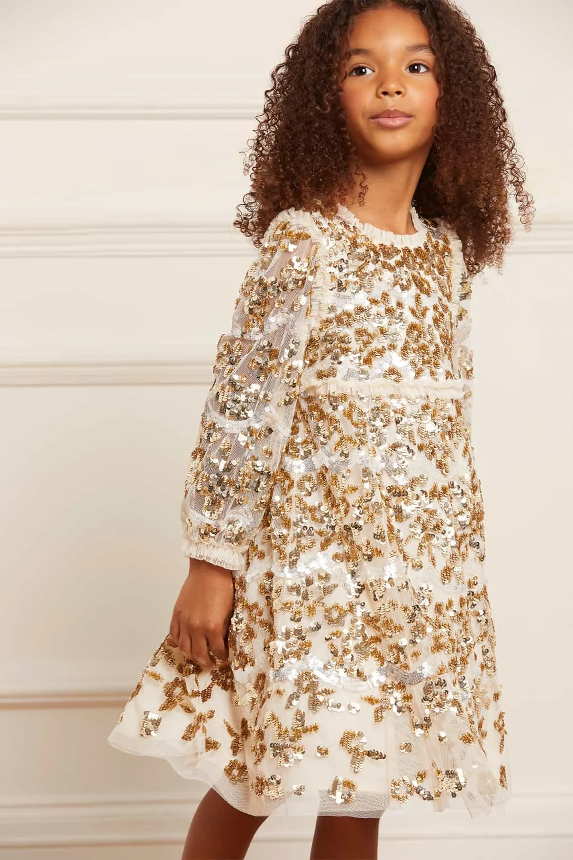 Alicia Sequin Kids Dress