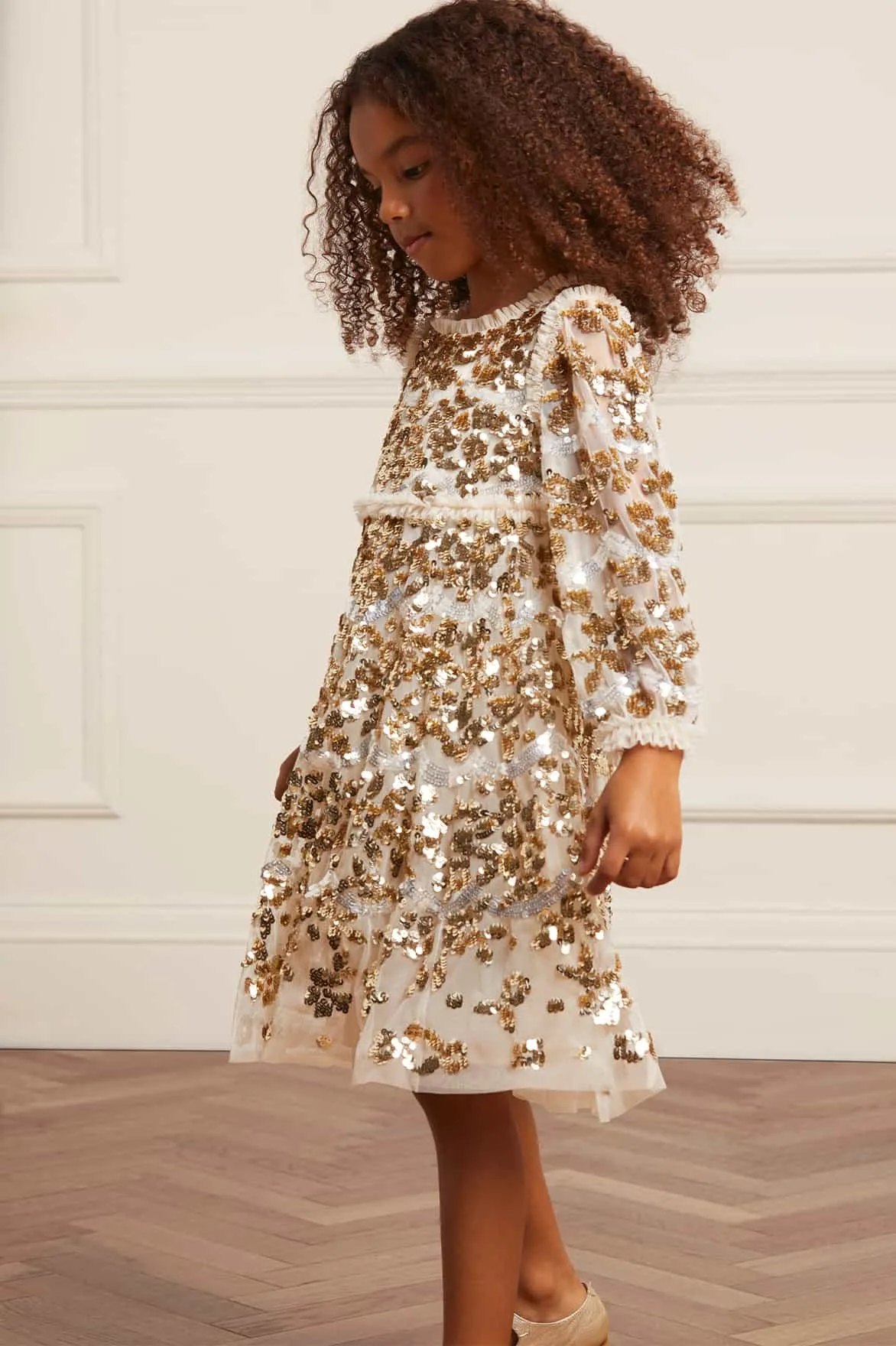 Alicia Sequin Kids Dress