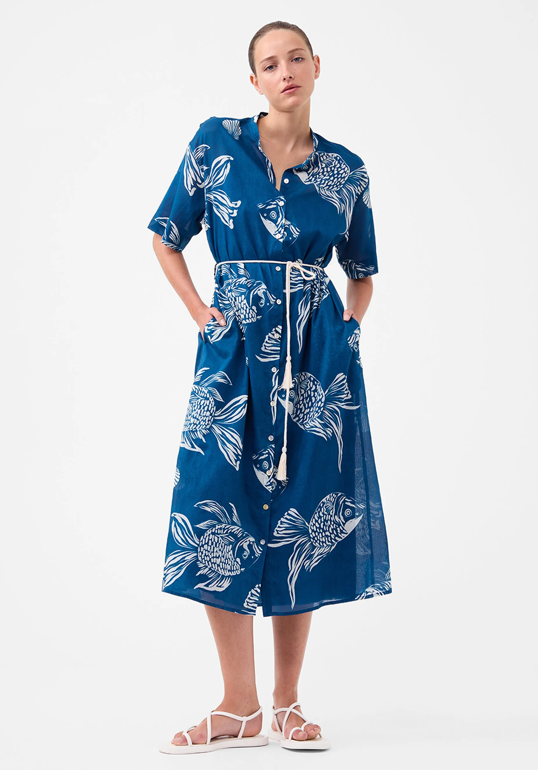 Alpheus Shirt Dress_Print