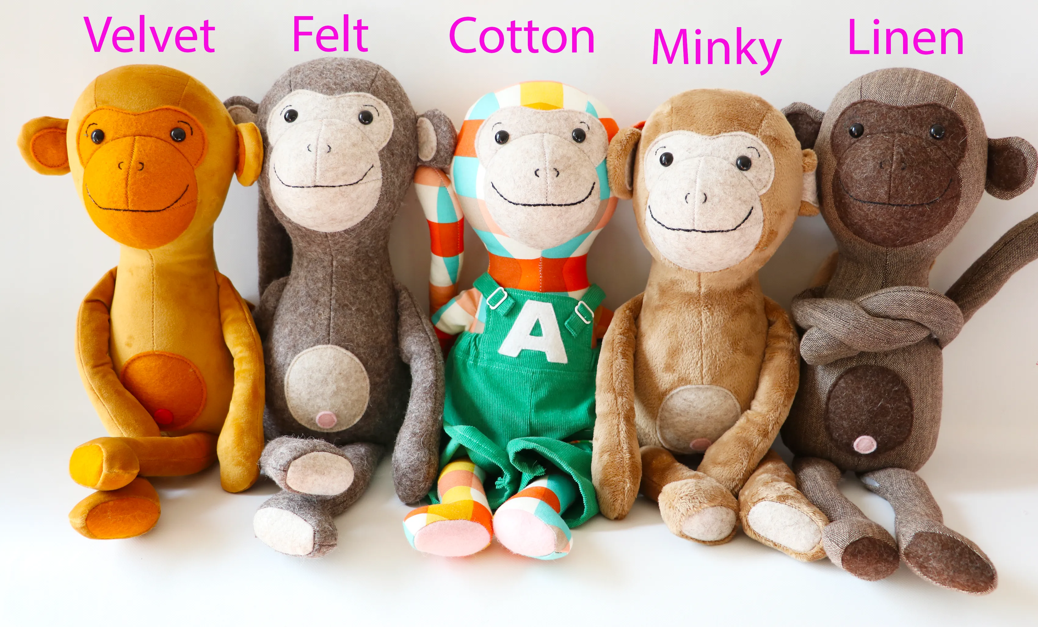 Archie: Monkey sewing pattern