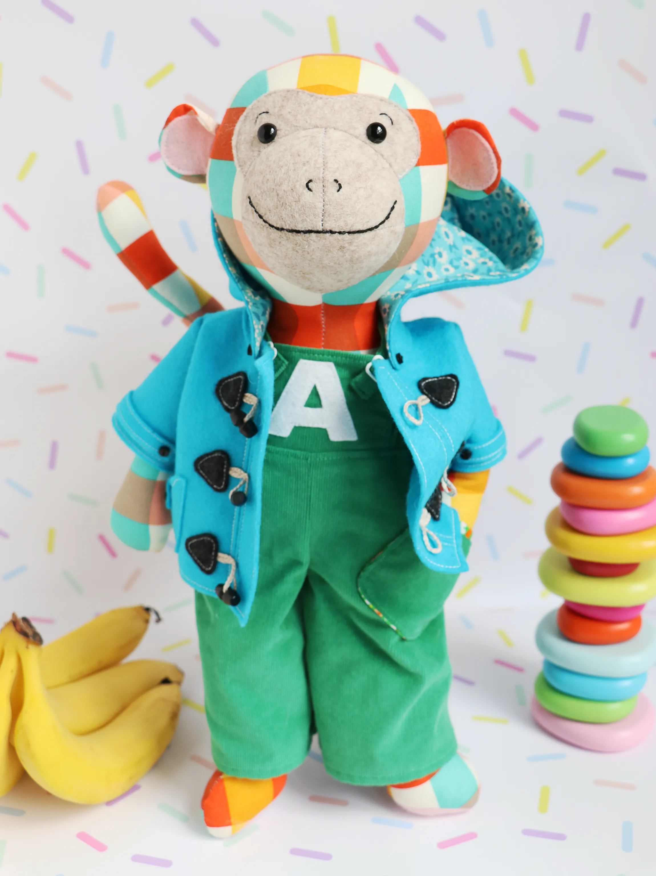 Archie: Monkey sewing pattern