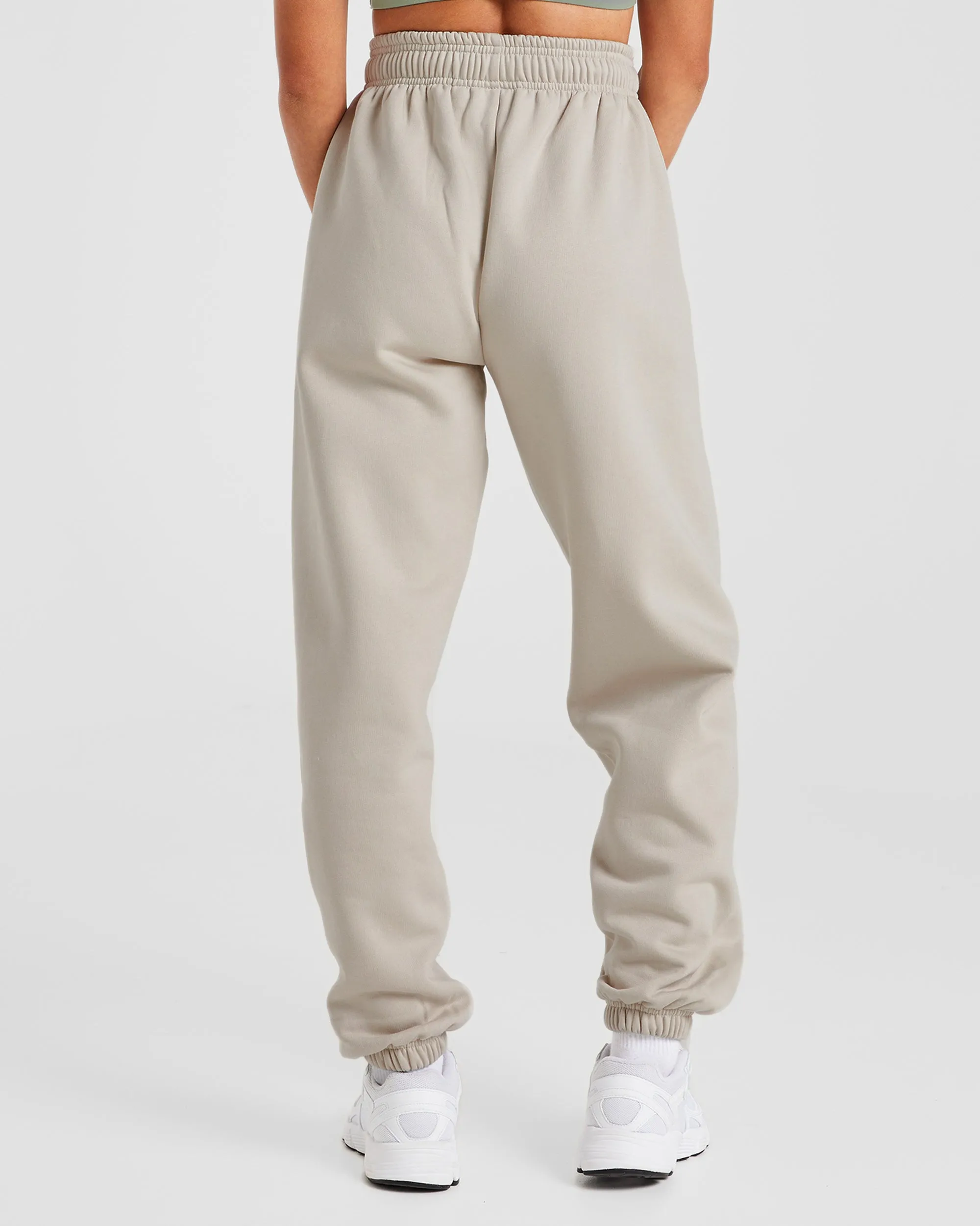 AYBL Club Oversized Joggers - Sand/Green