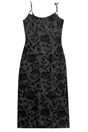 Black Floral Cameron Dress