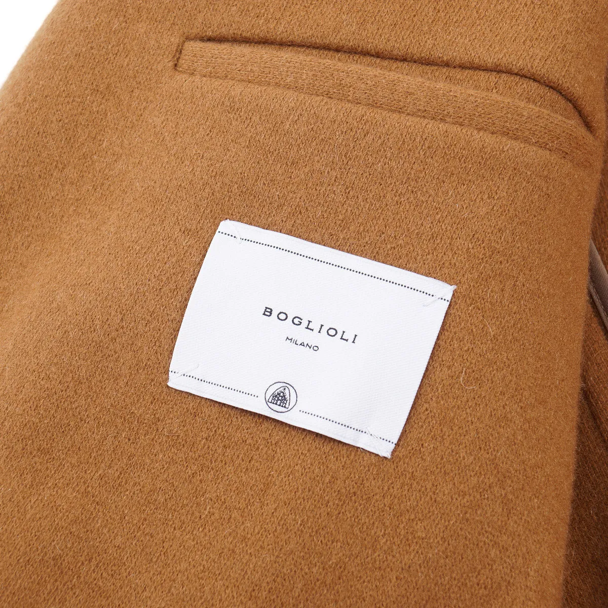 Boglioli Jersey Flannel Cashmere Overcoat