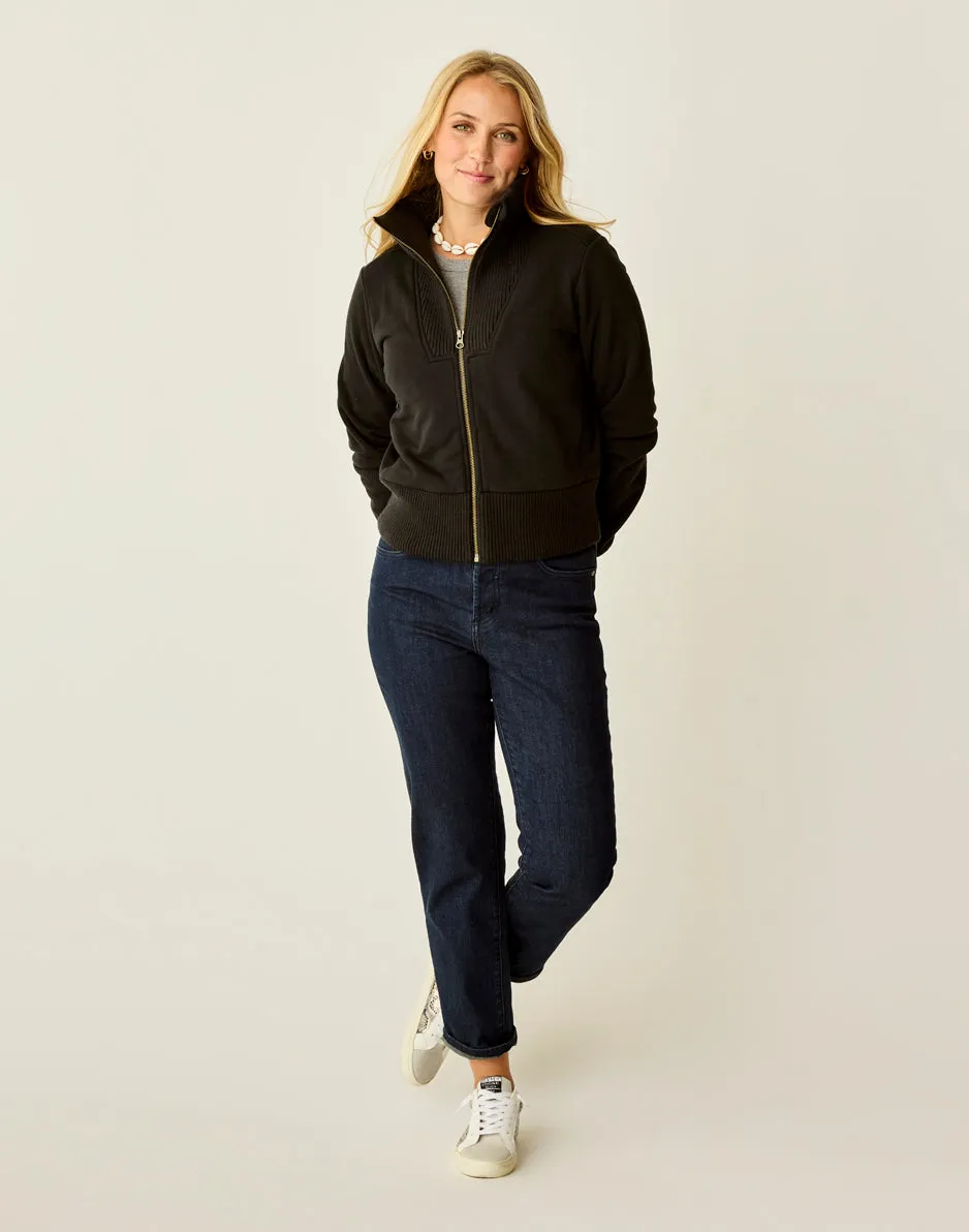 Briar Fleece Jacket: Black