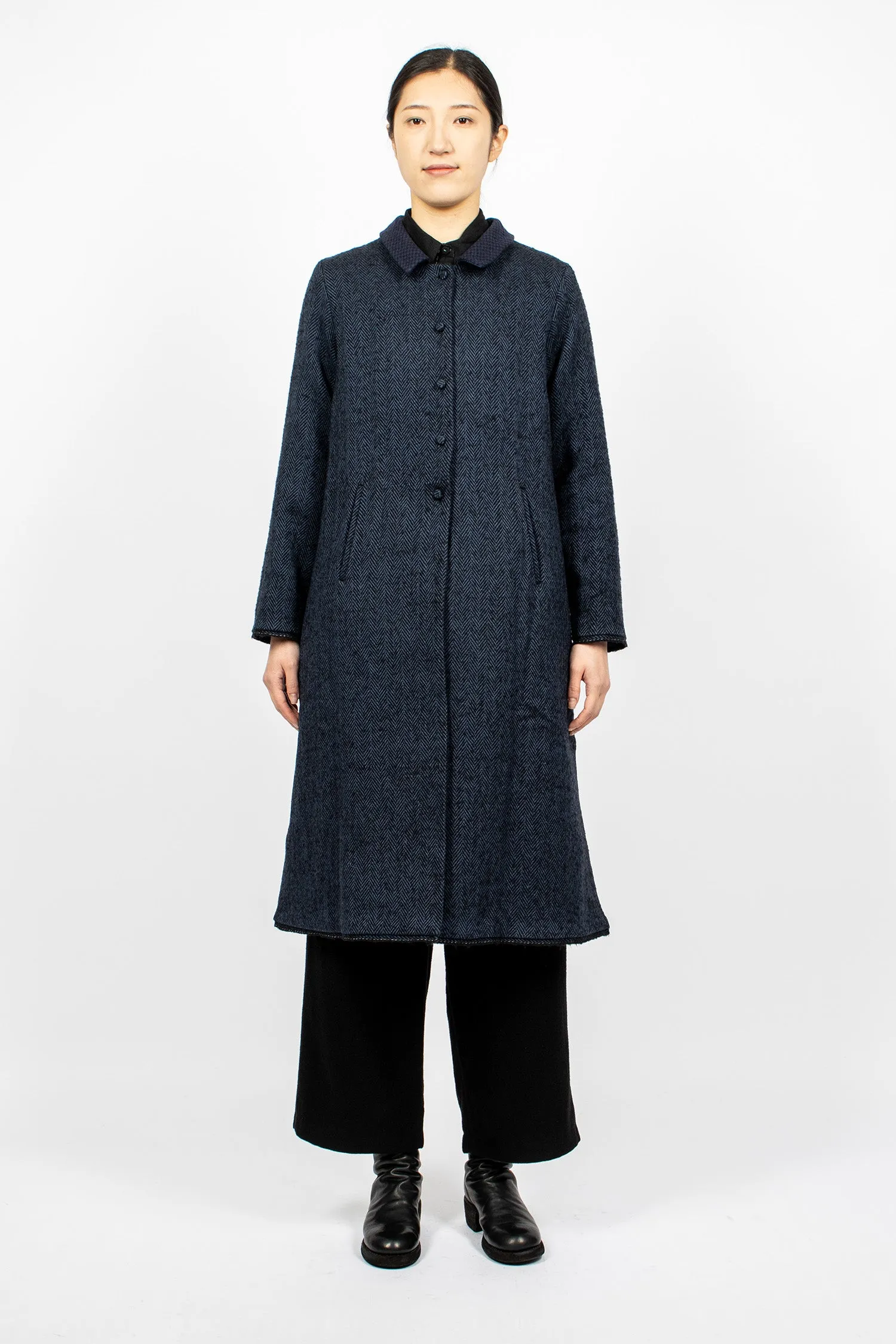 Brock Reversible Coat Navy