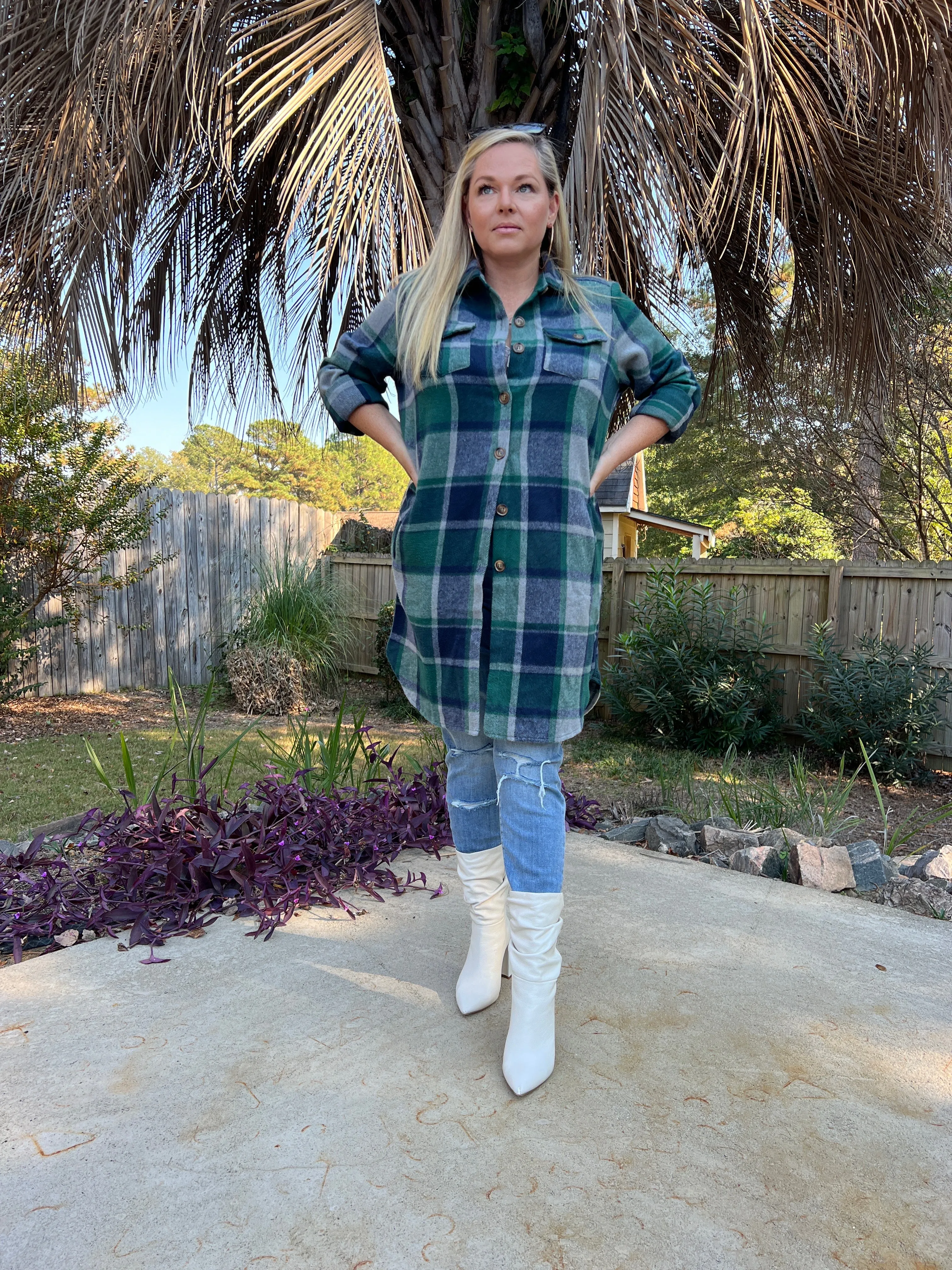 Buffalo Plaid Overcoat