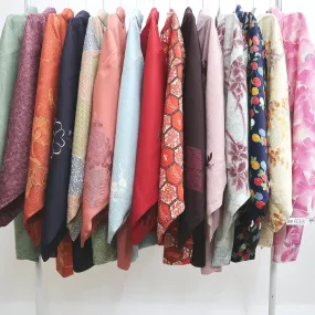 Bundle 15pcs Silk Haori Jacket Wholesale Bulk Free Shipping #633