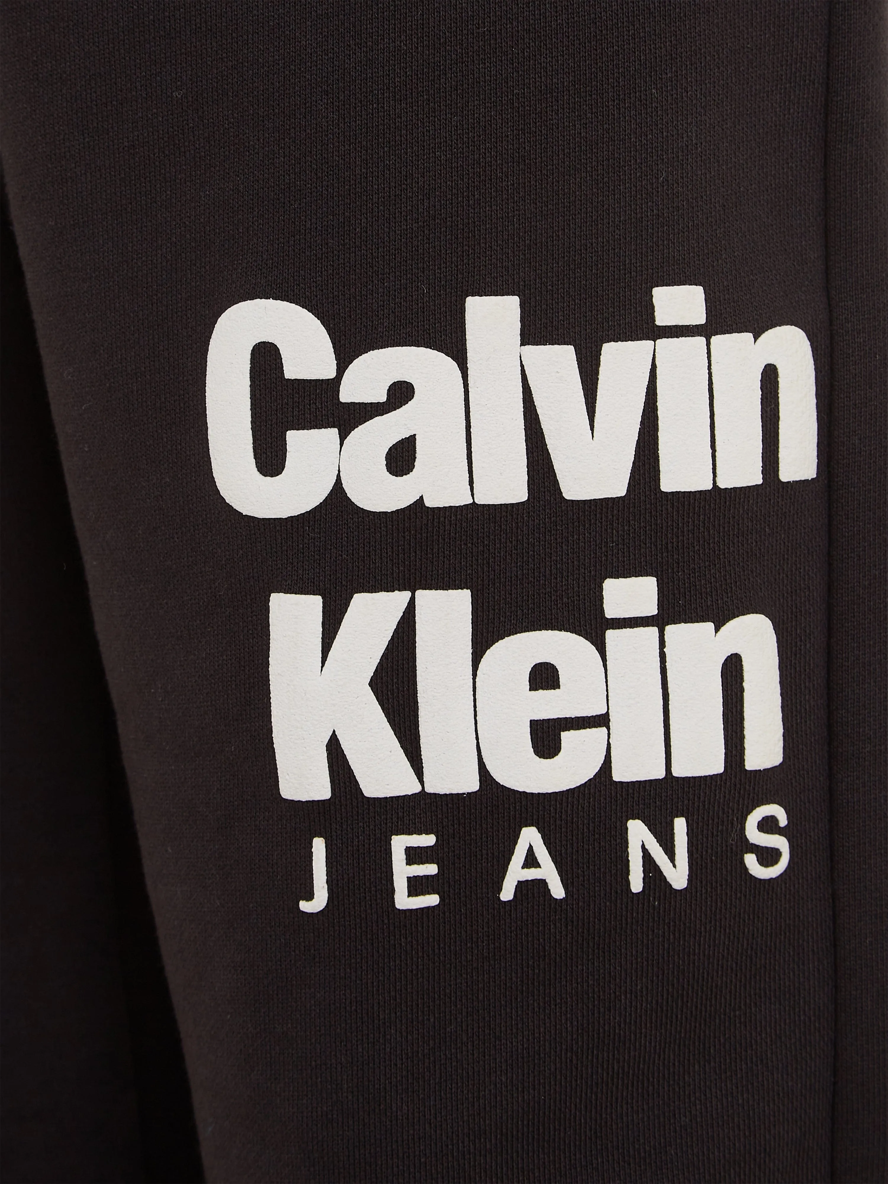 Calvin Klein Boys Mini Blown-Up Logo Joggers in Black