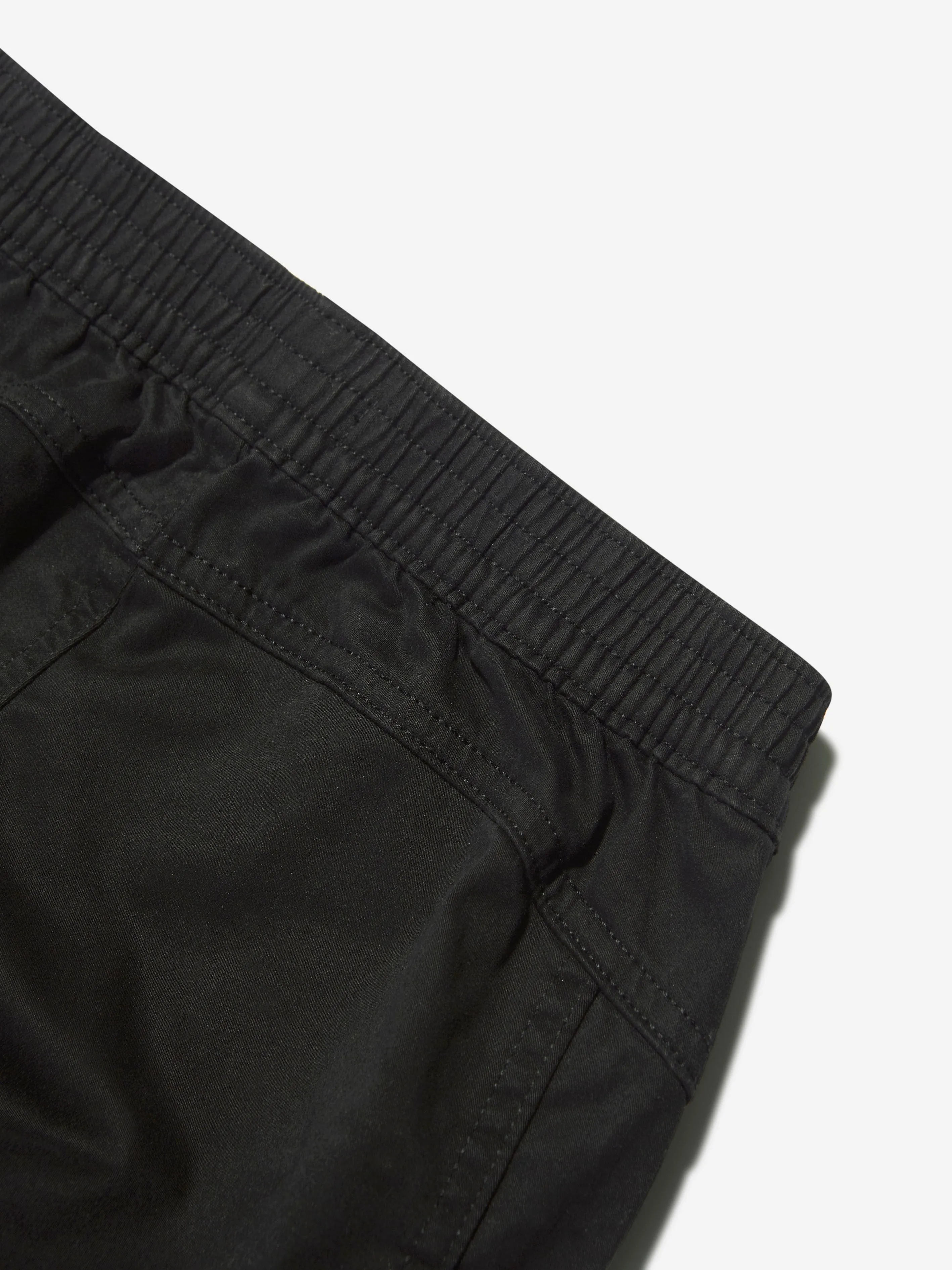 Calvin Klein Boys Sateen Cargo Joggers in Black