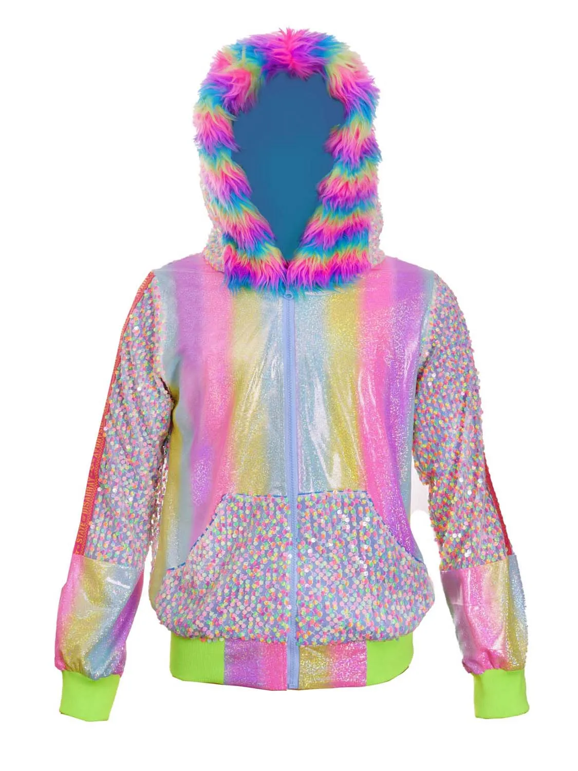 Candy Club  | Deluxe Disarray Sequin Hoodie | Unisex