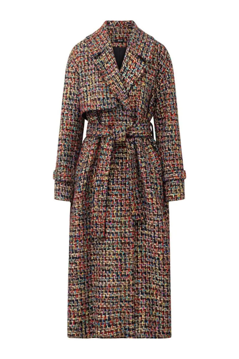 CAROLINE SEVEN COLORS TRENCH OVERCOAT