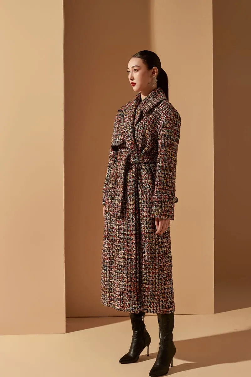 CAROLINE SEVEN COLORS TRENCH OVERCOAT