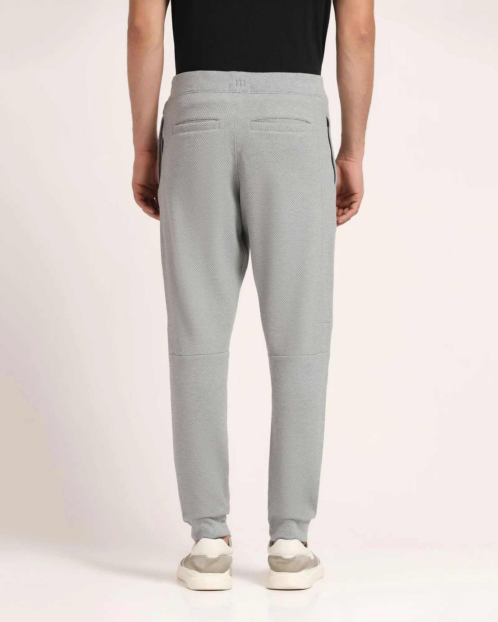 Casual Grey Solid Jogger - Roddy