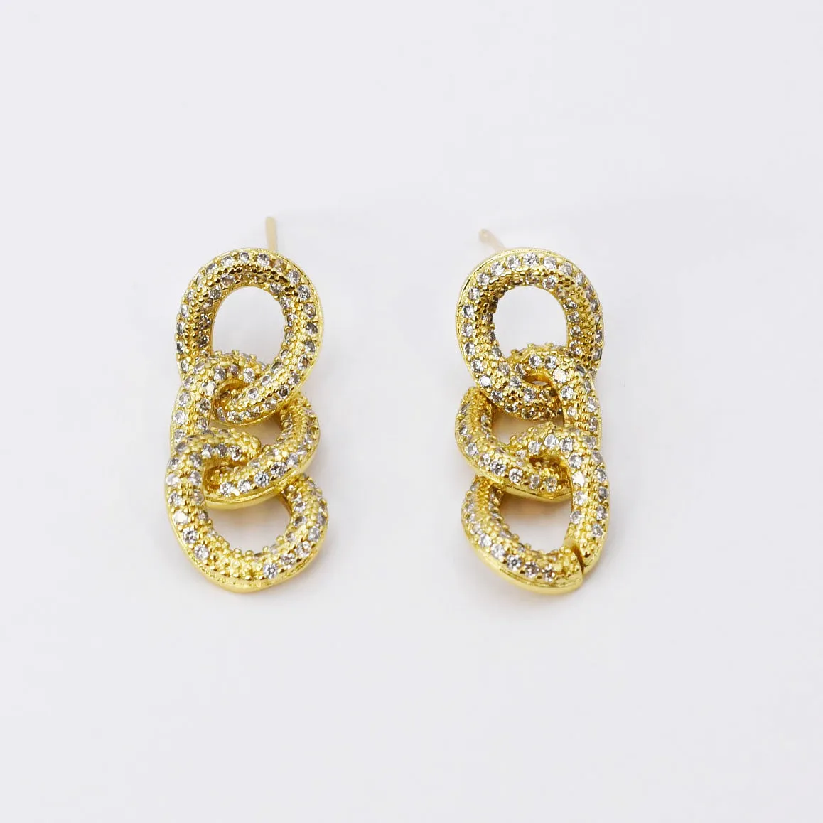 Chain of Sparkles Earrings G10