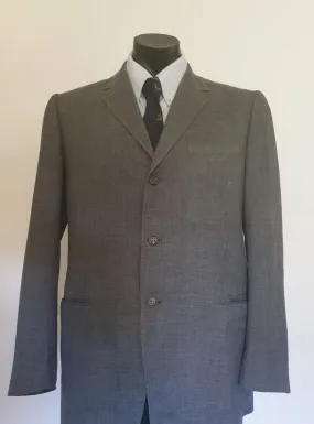 Charles Bud Tingwell Estate - 1960s Grey High Buttoning Mod Sports Jacket