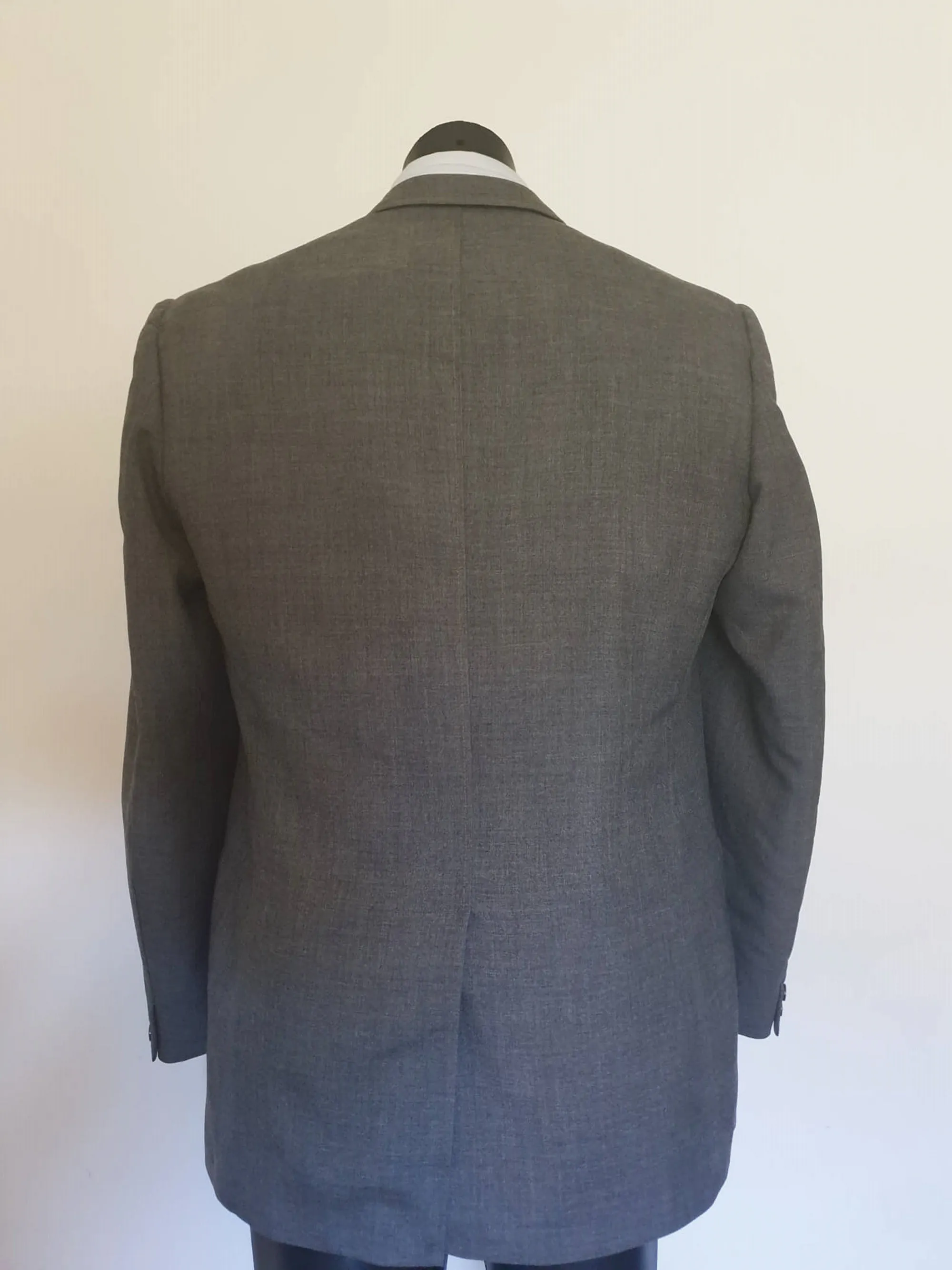 Charles Bud Tingwell Estate - 1960s Grey High Buttoning Mod Sports Jacket