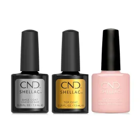 CND - Shellac Combo - Base, Top & Uncovered