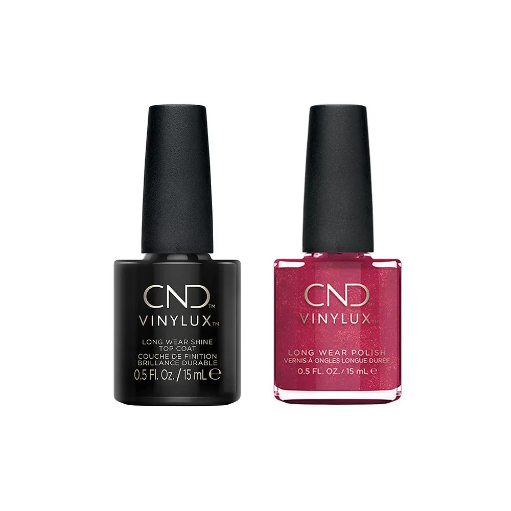 CND - Vinylux Topcoat & Red Baroness 0.5 oz - #139