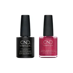 CND - Vinylux Topcoat & Red Baroness 0.5 oz - #139