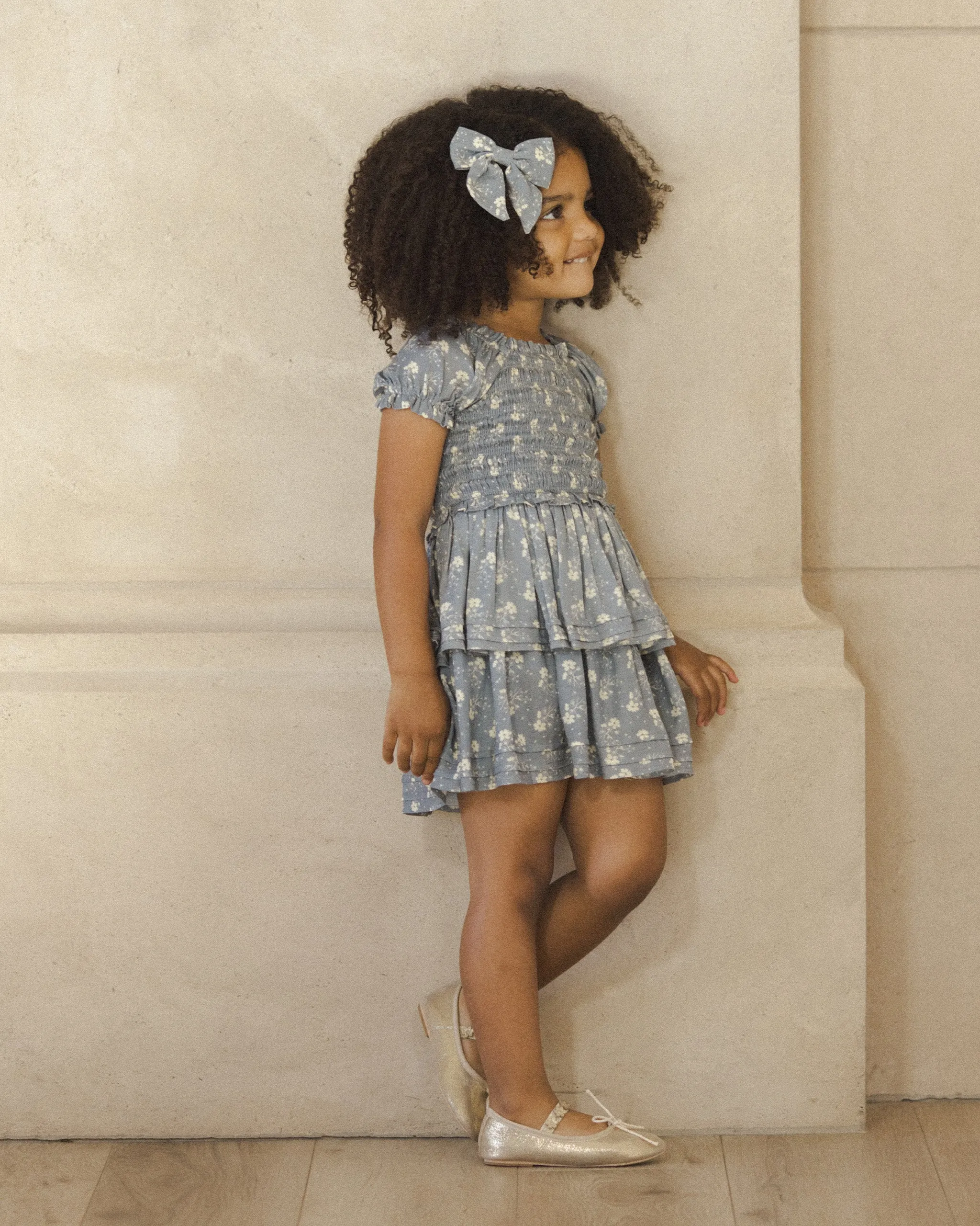 Cosette Dress || Blue Ditsy