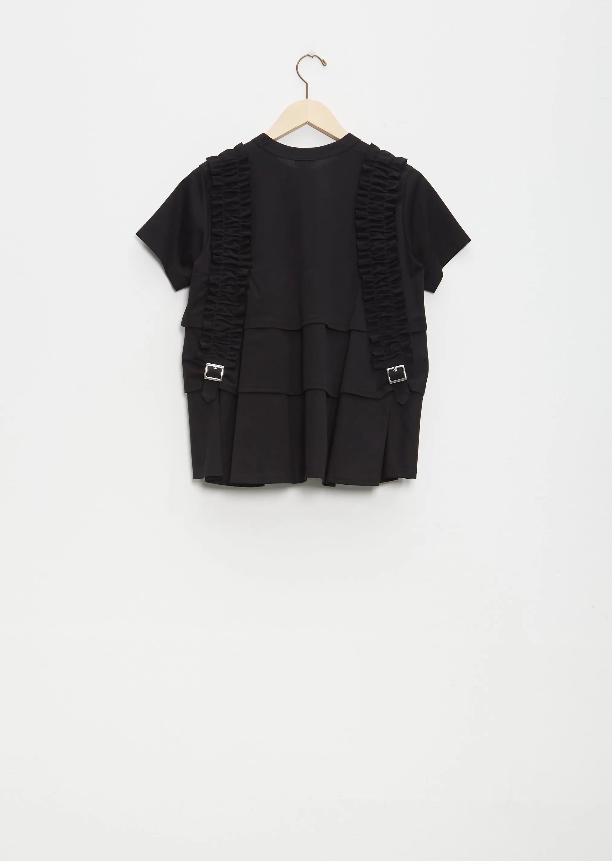 Cotton Ponte Layered T-Shirt