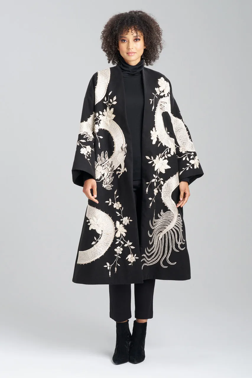 Couture Felt Embroidered Dragon Coat