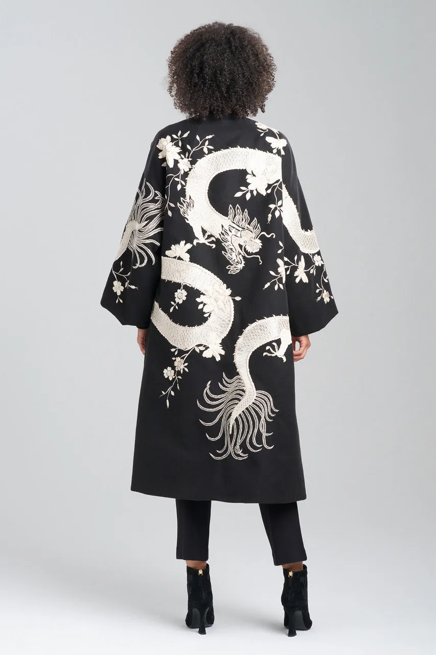 Couture Felt Embroidered Dragon Coat