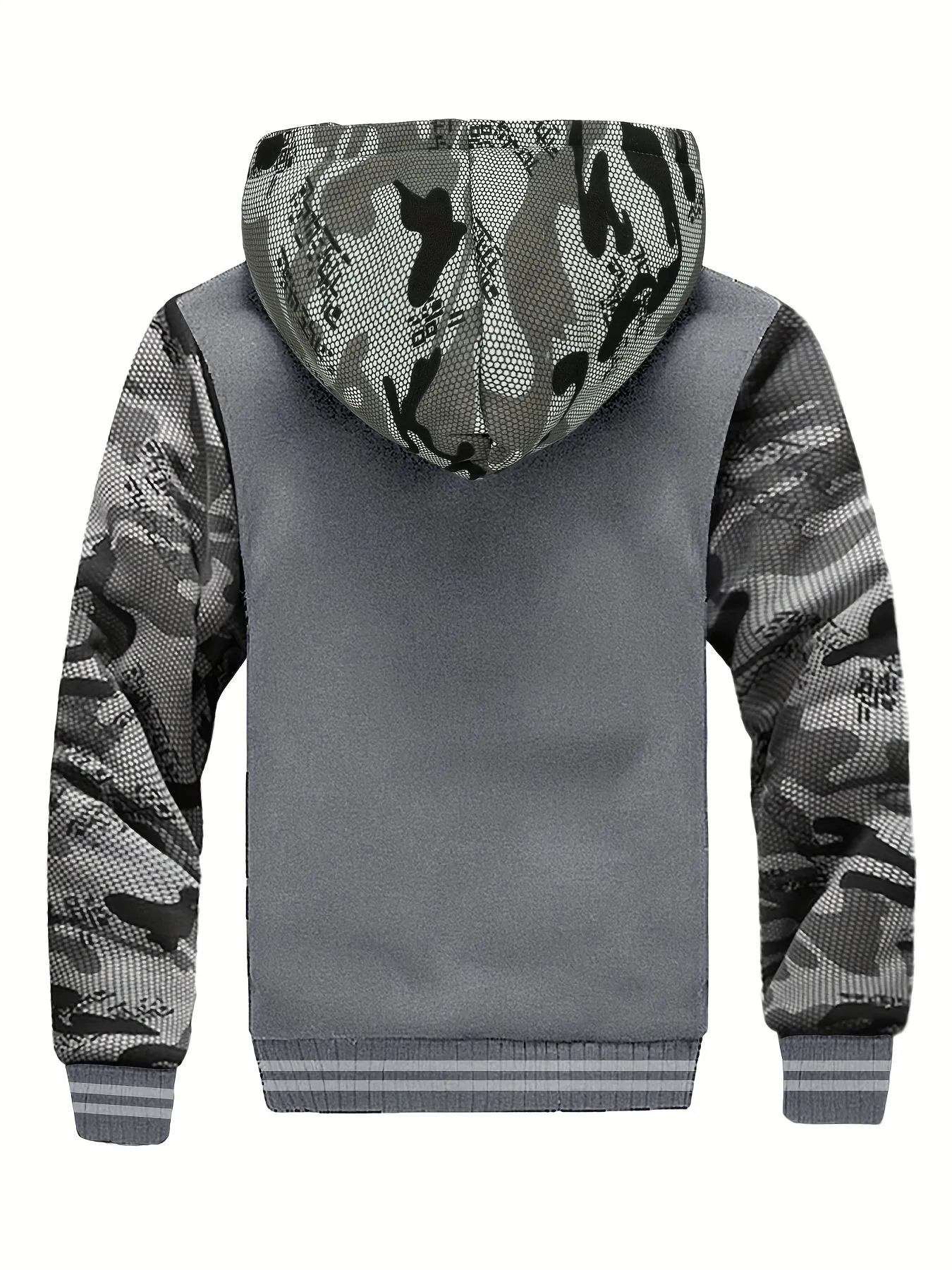 Cozy Mens Hooded Fleece Jacket Perfect FallWinter Essential