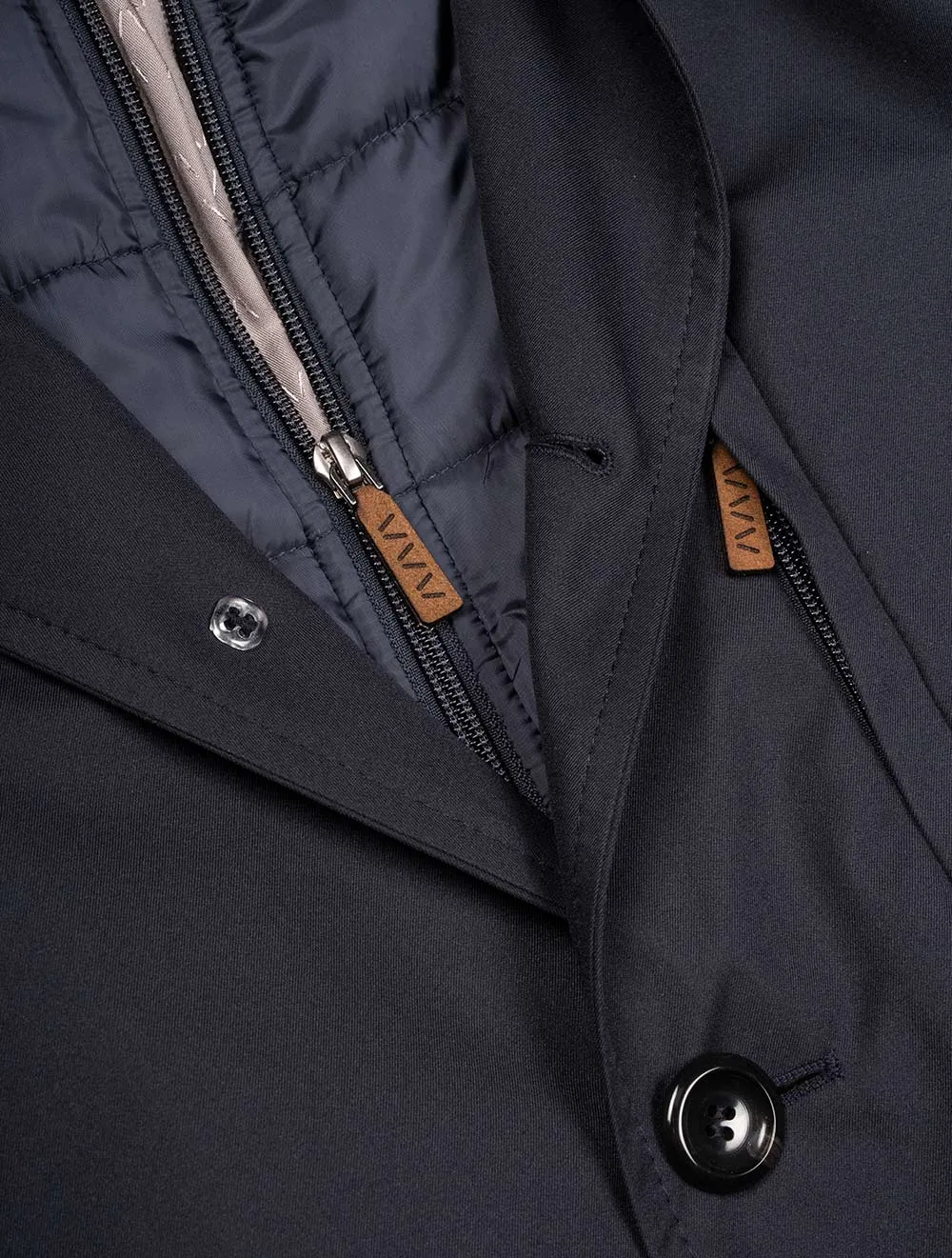 Darius Raincoat With Insert Navy