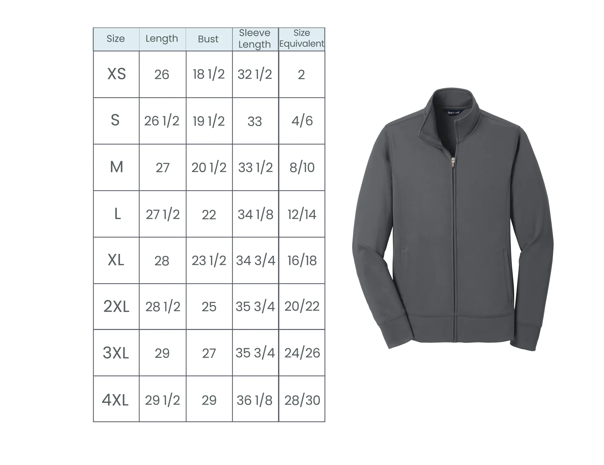 Dental Mini Tooth Polyester Full Zip Jacket