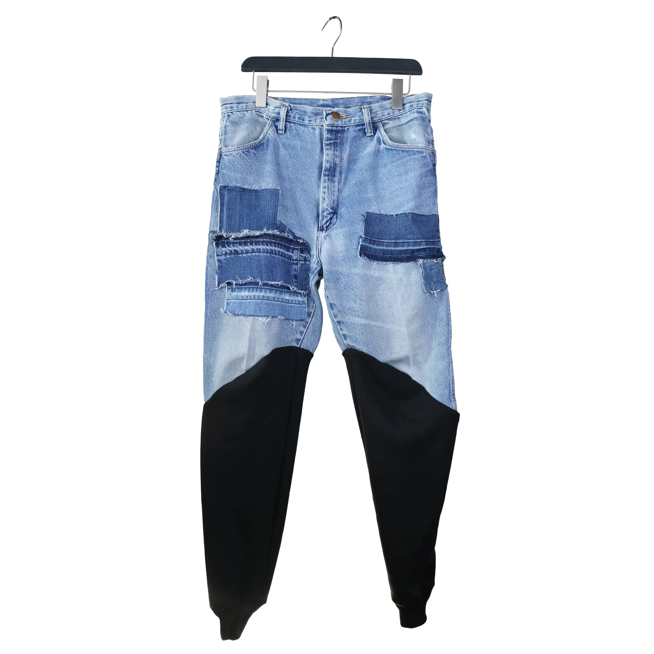 Division St. - Genderless Upcycled Jean Joggers