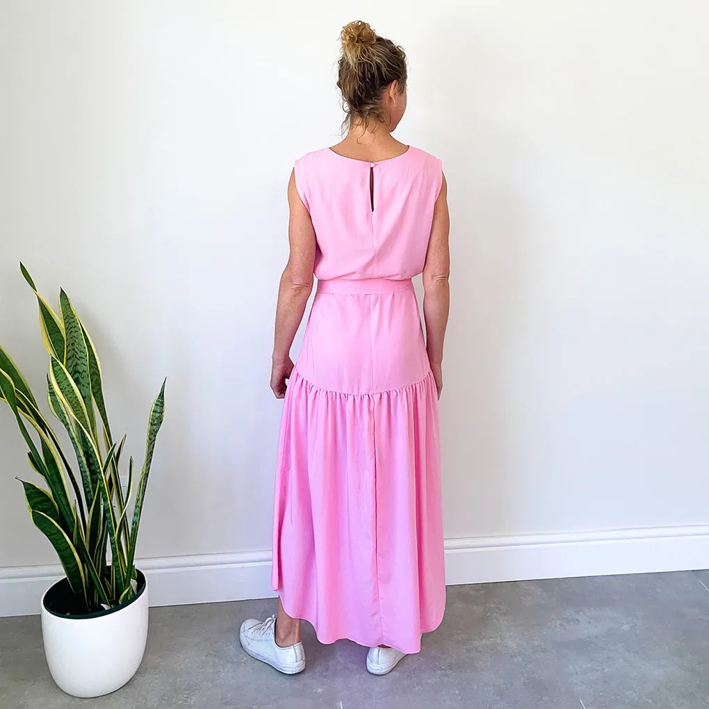 Dress with Full Hem - Pink