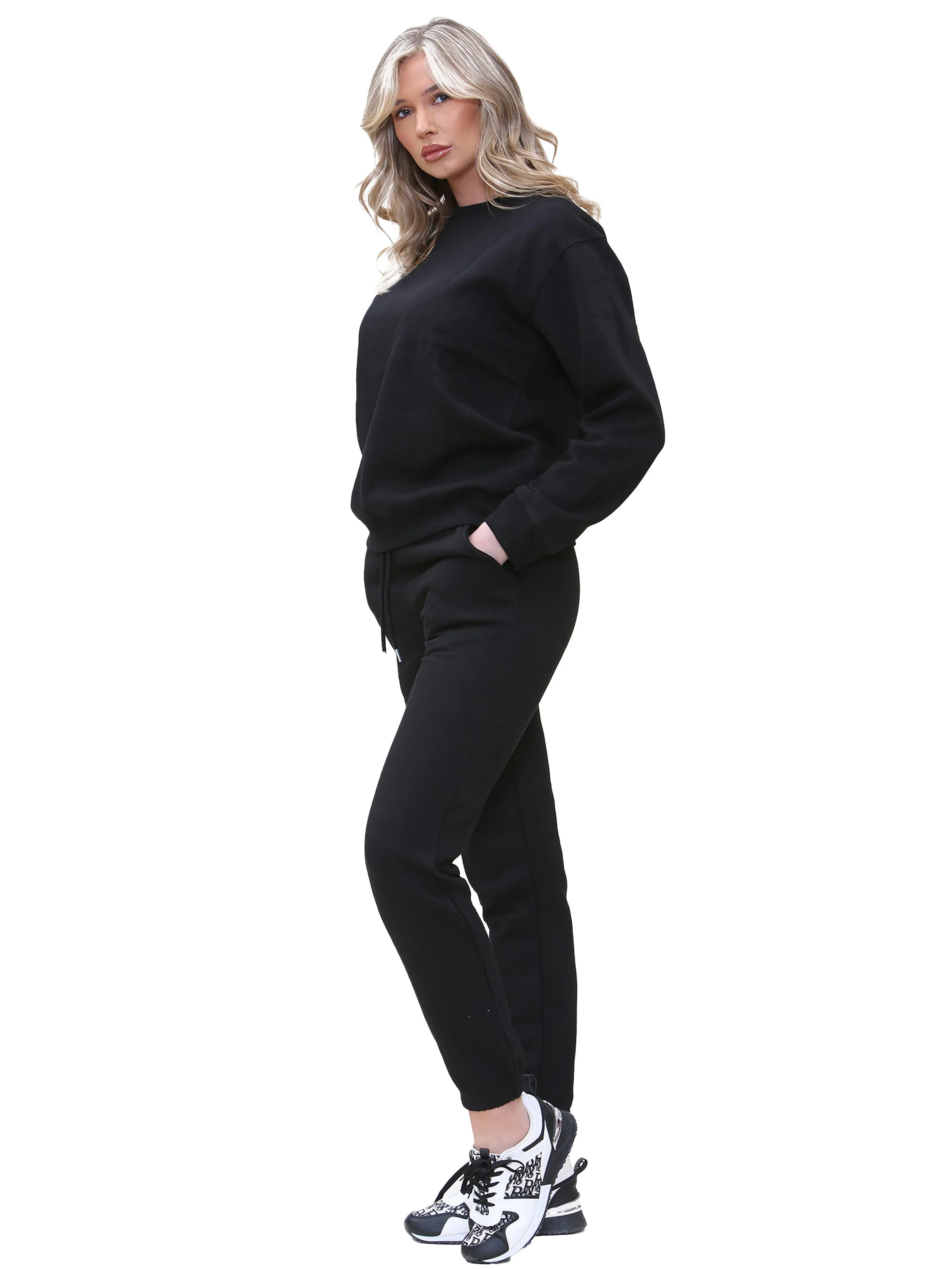 Enzo | Womens Crew Neck Sweatshirt Tracksuit