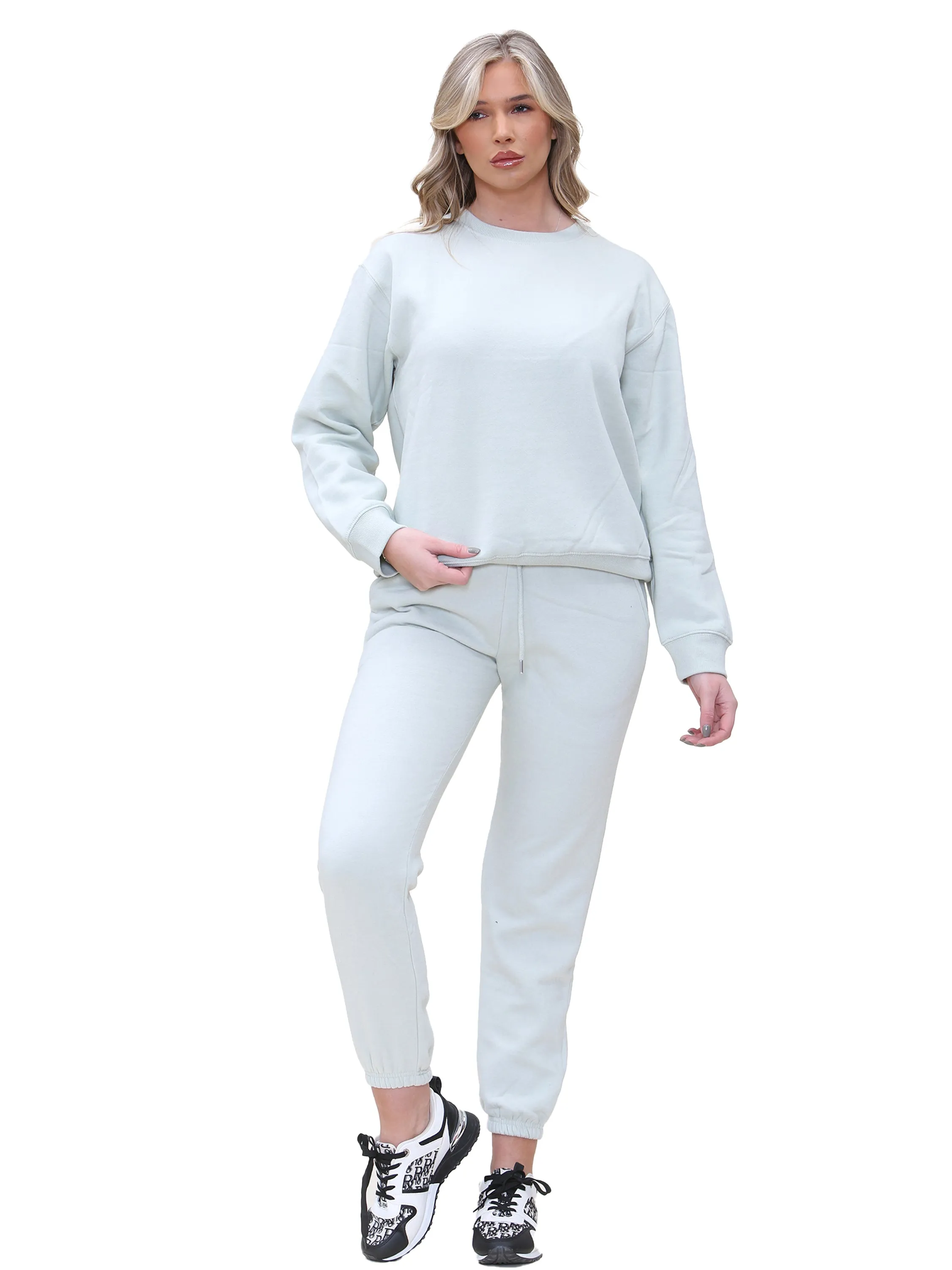 Enzo | Womens Crew Neck Sweatshirt Tracksuit