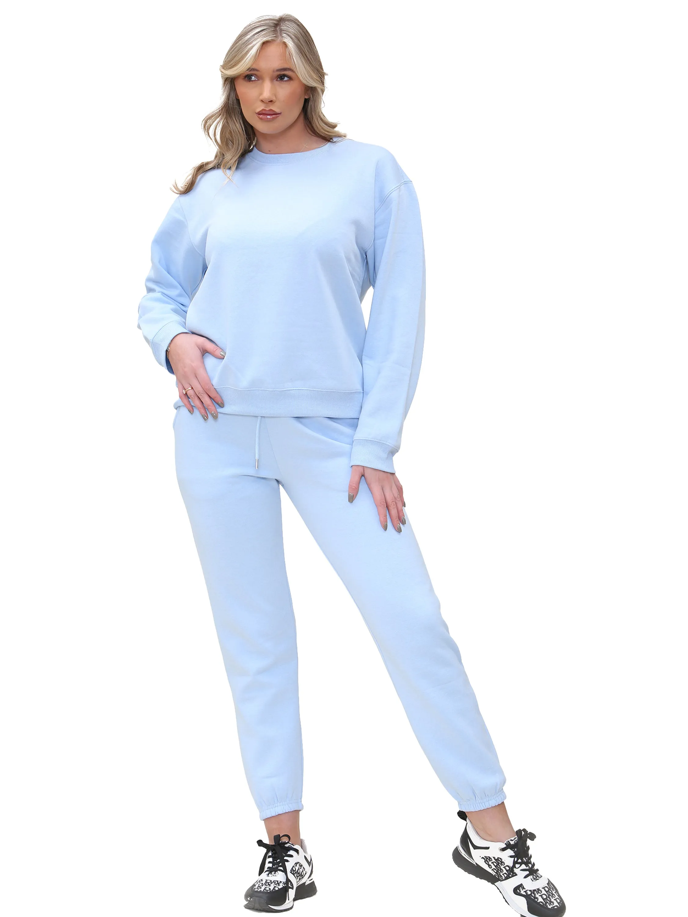 Enzo | Womens Crew Neck Sweatshirt Tracksuit