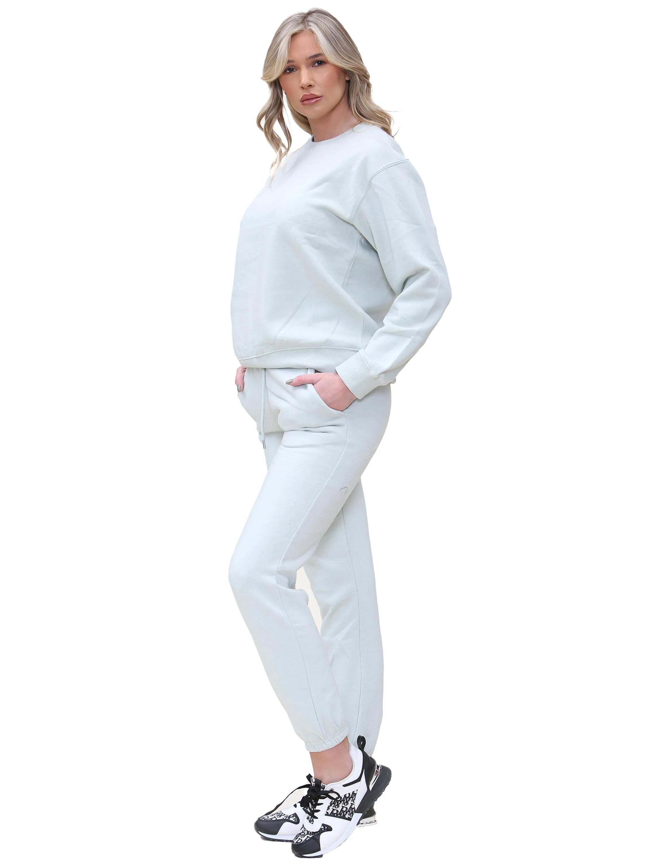 Enzo | Womens Crew Neck Sweatshirt Tracksuit