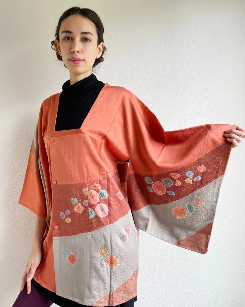 Flower Shibori Michiyuki Kimono Jacket