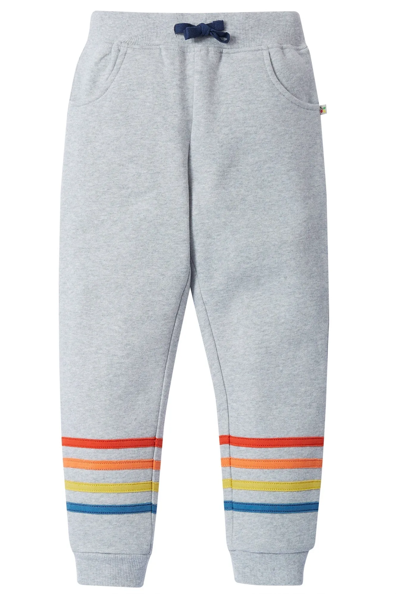 Frugi Switch Jago Joggers in Grey Marl/Rainbow