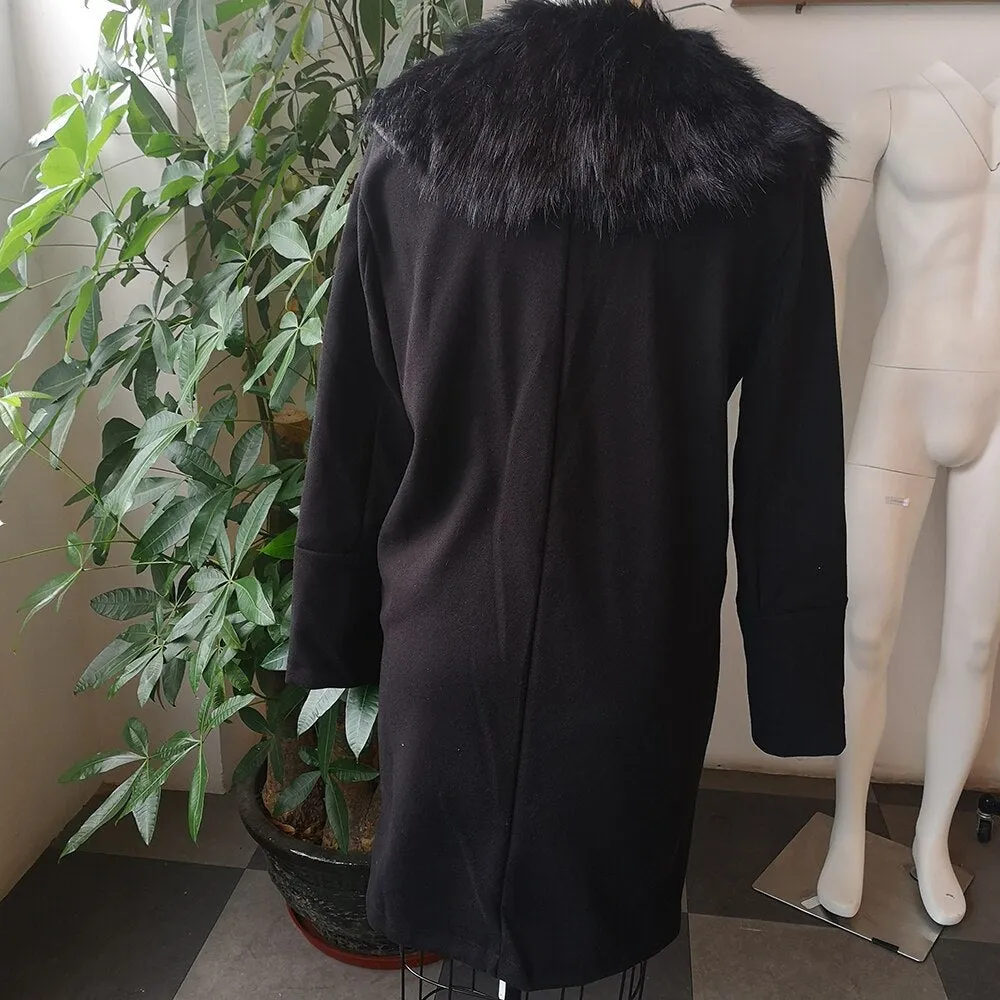 Funki Buys | Jackets | Men's Winter Faux Fur Woolen Coats