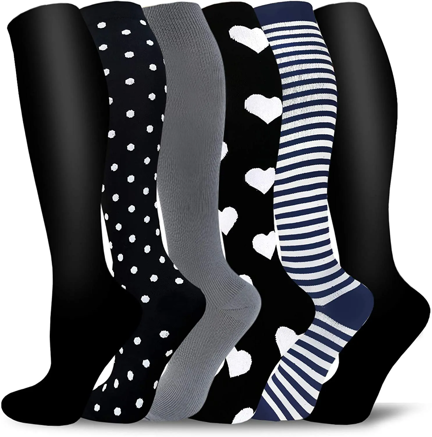 Graduated Medical Compression Socks for Women&Men 20-30mmhg Knee High Sock