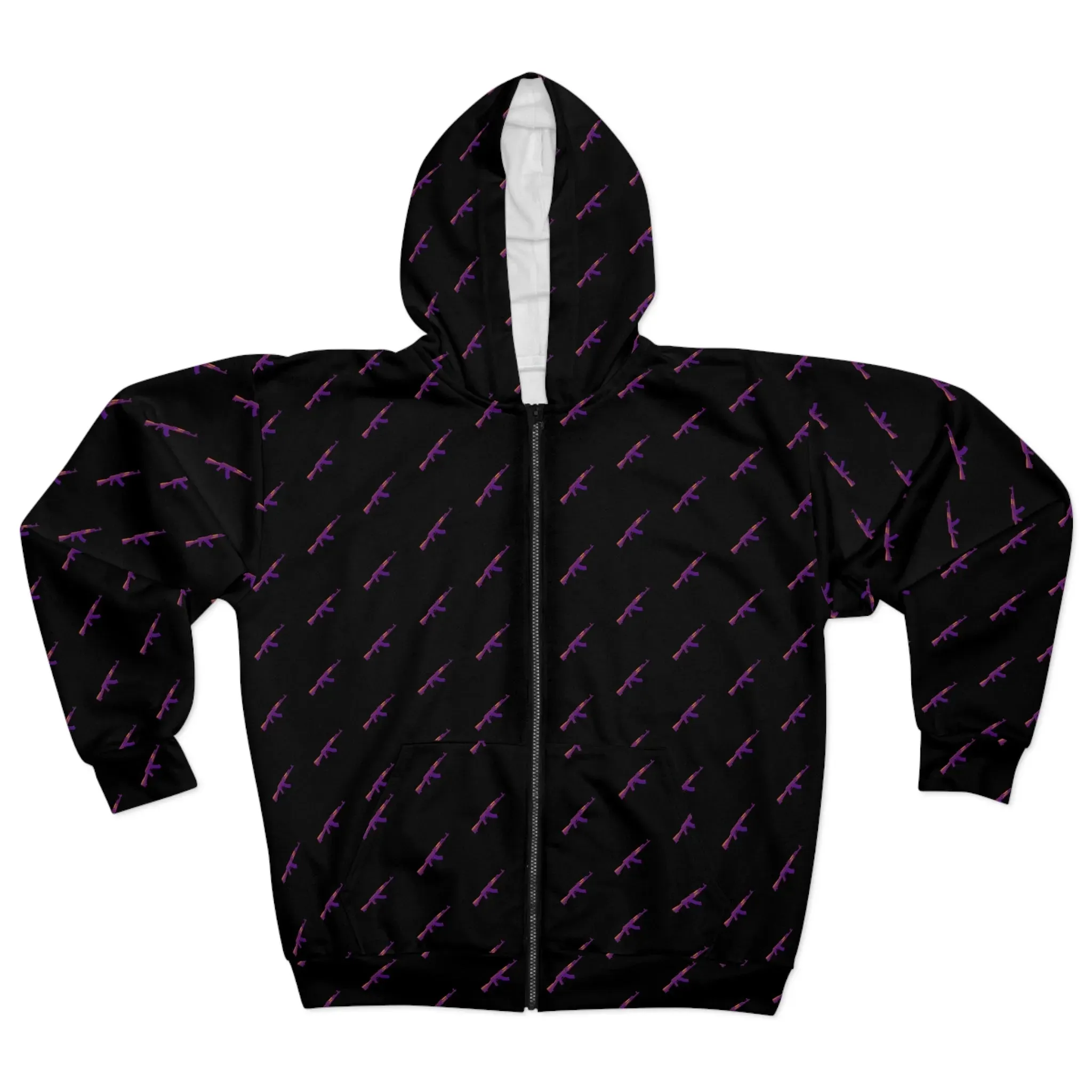 Grit and Glam Purple AK47 Hoodie